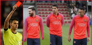 मेस्सी, स्वारेज र नेयमार तीनैजनालाई रेड कार्ड दिएका रेफ्री जेसस गिल