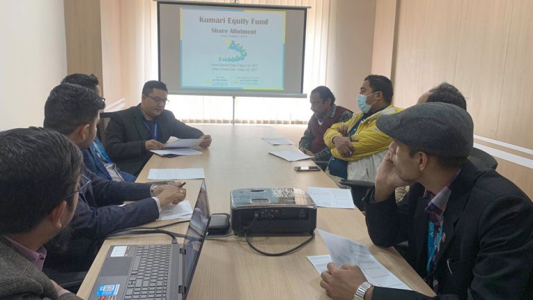 कुमारी इक्वीटी फण्डको इकाई बाँडफाँड, ६१ जनाको आवेदन रद्द