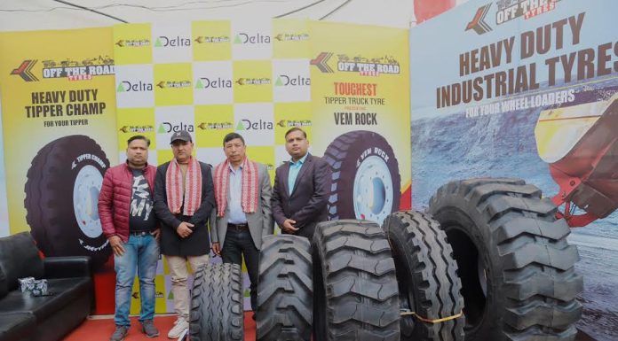 भारतको प्रतिष्ठित ब्राण्ड ‘जेके’ को ओटीआर टायर नेपाली बजारमा