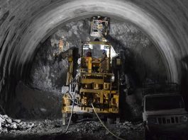 नौबिसे-नागढुंगा सुरुङमार्ग निर्माण तीव्र, सुरुङ खन्ने काम ५६ प्रतिशत सकियो