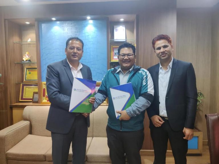 नेपाल पेमेन्ट सोलुशन र गरिमा विकास बैंकबीच सम्झौता