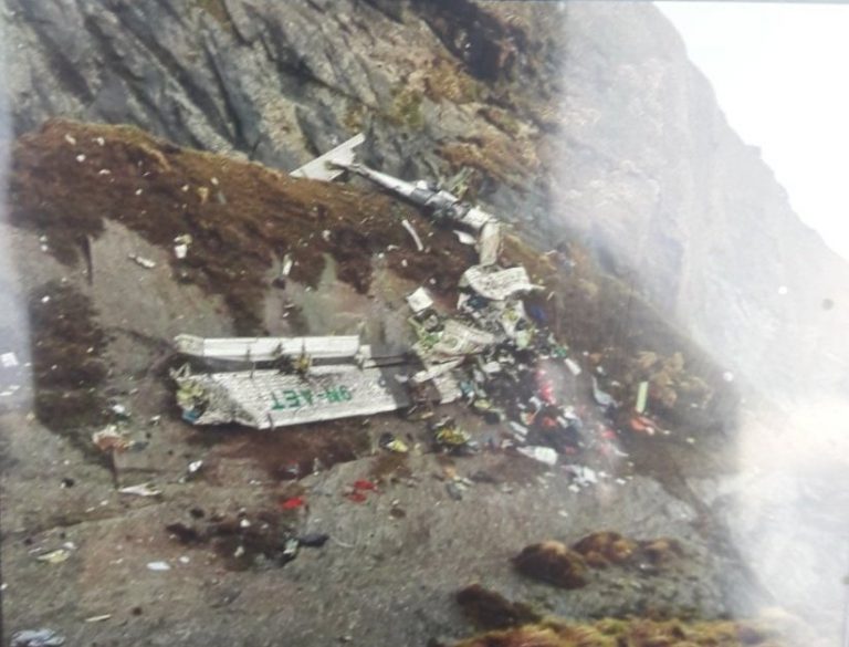 तारा एयरको विमान दुर्घटनाग्रस्त अवस्थामा फेला पर्यो