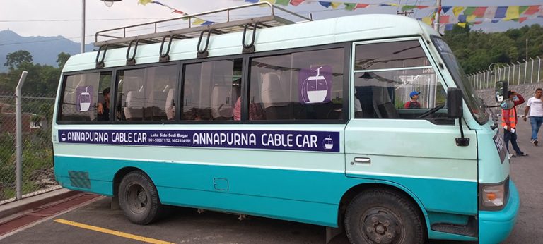 अन्नपूर्ण केबलकारमा यात्रुका लागि निःशुल्क बस सेवा शुरु