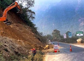 मुग्लिन-पोखरा सडक विस्तार गरिँदै, याम्पा-घाँसीकुवा खण्ड दैनिक पाँच घण्टा बन्द
