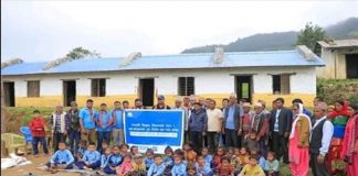 एनएमबि बैंकद्वारा सुर्खेतको सामुदायीक विद्यालयको भवन पुनःनिर्माण