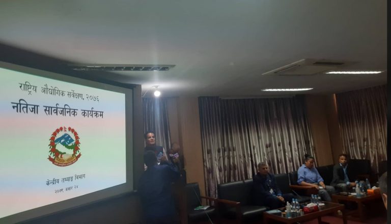 राष्ट्रिय औद्योगिक सर्वेक्षण: देशभर कति छन् उद्योग, कतिले पाए रोजगारी ?