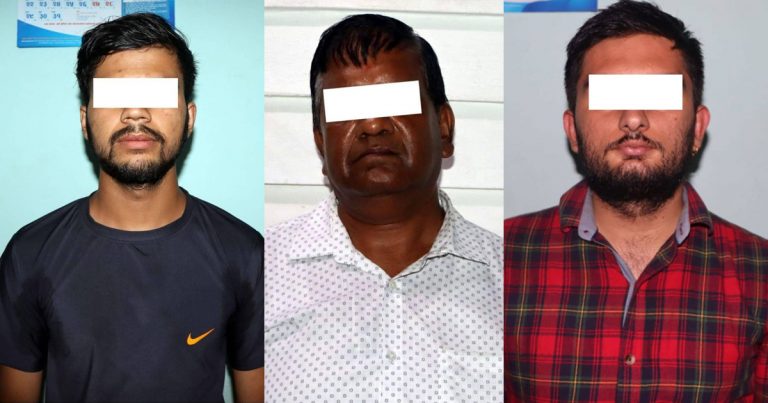 ७४ लाख नगद र २६ लाख बढी चेकसहित काठमाडौंबाट तीन जना हुण्डी कारोबारी पक्राउ