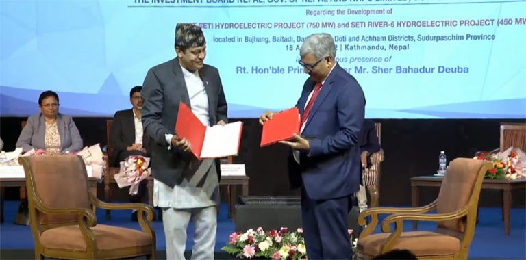 पश्चिम सेती र सेती नदी (एसआर) ६ को सर्वेक्षण  भारतीय कम्पनीबाट