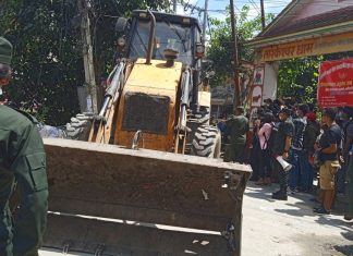 माछापोखरी क्षेत्रका अवैध संरचनामा महानगरको डोजर