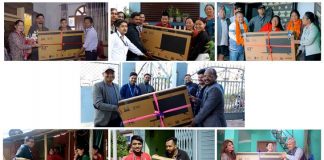 वर्ल्डलिंक कम्युनिकेशन्सको सेवा लिने ७ ग्राहकलाई ४३ इन्चको स्मार्ट टिभी