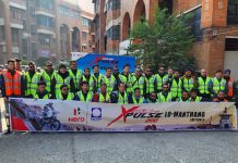 ‘हिरो एक्सप्लोर २००’ सवार ३० राइडर लोमान्थाङ प्रस्थान