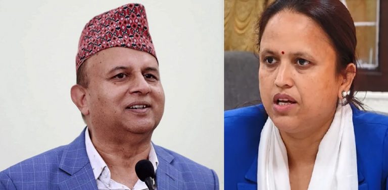 दाङ-२ मा रेखा शर्माको अग्रता, पछि परे एमालेका महासचिव शंकर पोखरेल