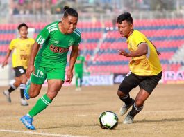 आहा रारा गोल्डकप:धरानको क्वाटरफाइनलमा, आयोजक सहारा बाहिरियो