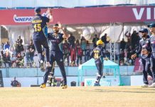 नेपाल टी-२० लिगको लुम्बिनी अल स्टार्सलाई, विराटनगर २४ रनले पराजित