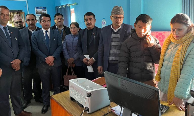काठमाडौं वडा नं ५ मा डिजिटल प्रणालीबाट राजस्व तिर्ने व्यवस्था