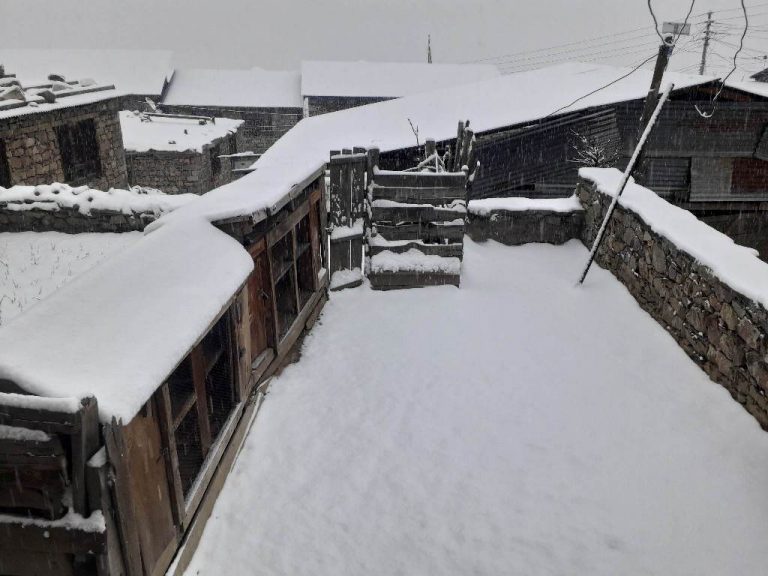हुम्लामा हिमपात, अत्यधिक चिसो बढेपछि जनजीवन कष्टकर