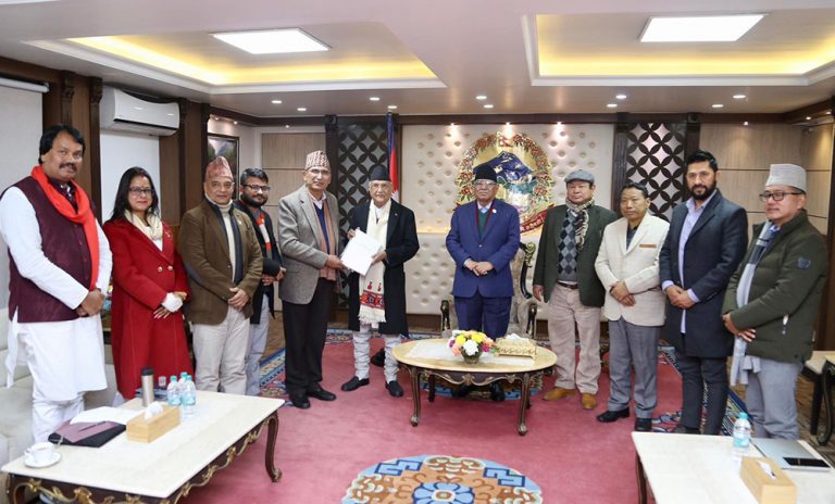 ओलीलाई बुझाइयो न्यूनतम साझा कार्यक्रमको मस्यौदा