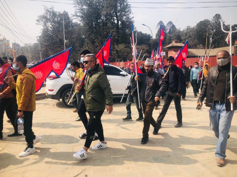 ॐकार शक्ति नेपालको शान्तिपूर्ण त्रिशूल पदयात्रा