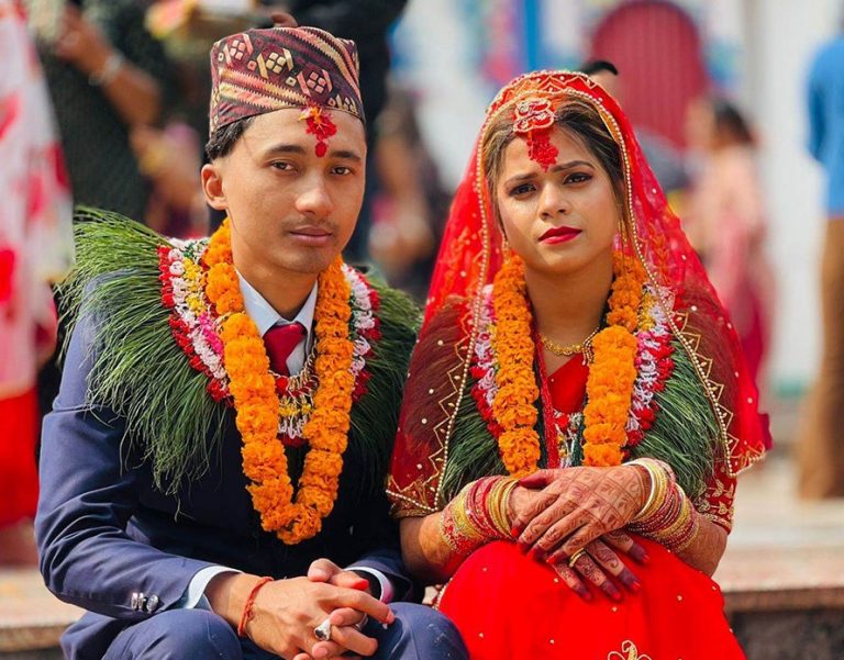 निहारिका राजपुतले गरिन् शिवराज श्रेष्ठसँग विवाह