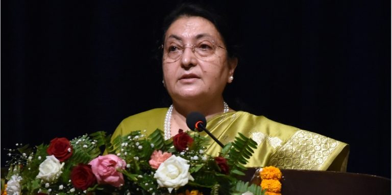 राष्ट्रपतिले आज दुवै सदनको संयुक्त बैठकलाई सम्बोधन गर्ने