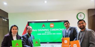 नबिल बैंकका ग्राहकले शाओमी ब्राण्डका सामानको इएमआई सुविधा