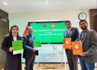 नबिल बैंकका ग्राहकले शाओमी ब्राण्डका सामानको इएमआई सुविधा