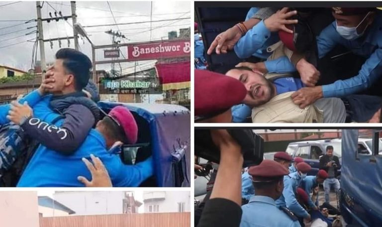 प्रचण्डलाई लिङ्देनकाे प्रश्न– ‘हेर्दाहेर्दै मान्छेको मुख थुन्नुपर्ने कस्तो दिन आयो?’