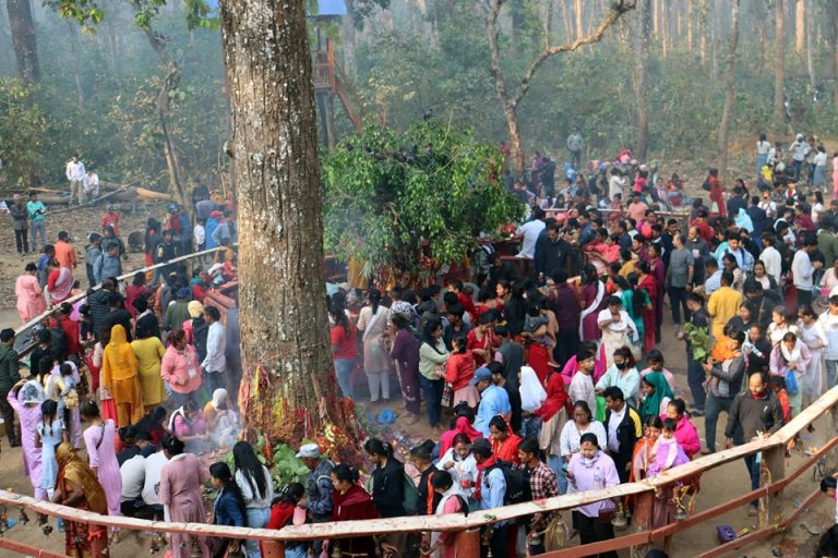 सालको फेदमा विक्रमबाबाको दर्शन, मनोकांक्षा पूरा हुने विश्वास