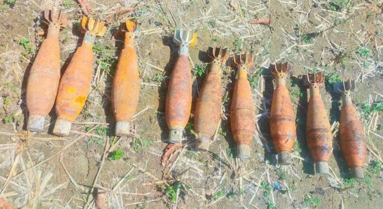 पूर्वी नवलपरासीमा एकै स्थानमा भेटिए ९ वटा बेवारिसे बम, स्थानीयवासी त्रसित