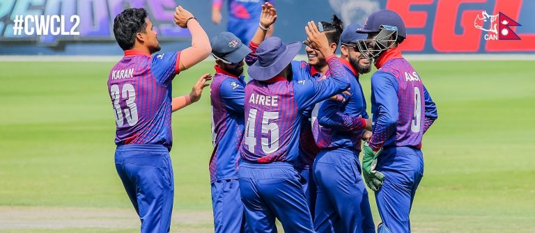 यूएईले नेपाललाई दियो २०८ रनको लक्ष्य, सन्दीपको उत्कृष्ट प्रदर्शन