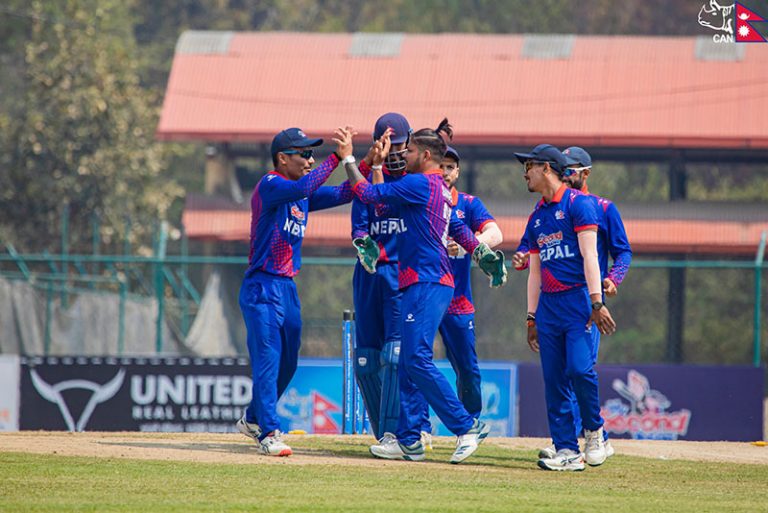 यूएईलाई ९ रनले हराउँदै नेपाल विश्वकप छनोटमा