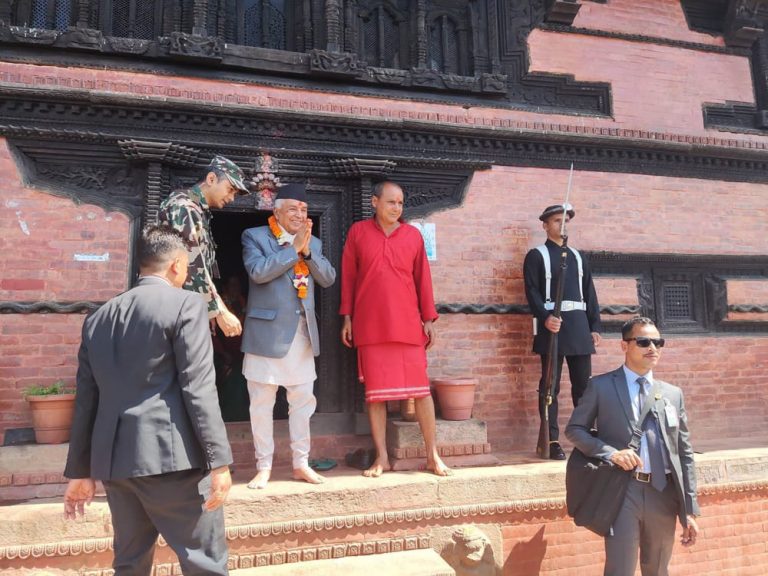 राष्ट्रपति पौडेलले गरे गोरखा दरबार अवलोकन