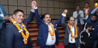 महासंघमा अञ्जन श्रेष्ठ प्यानलको उम्मेदवारी दर्ता