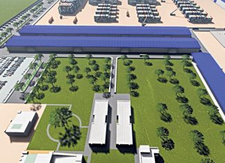 दोधारा चाँदनीमा सुक्खा बन्दरगाह निर्माण तीव्र