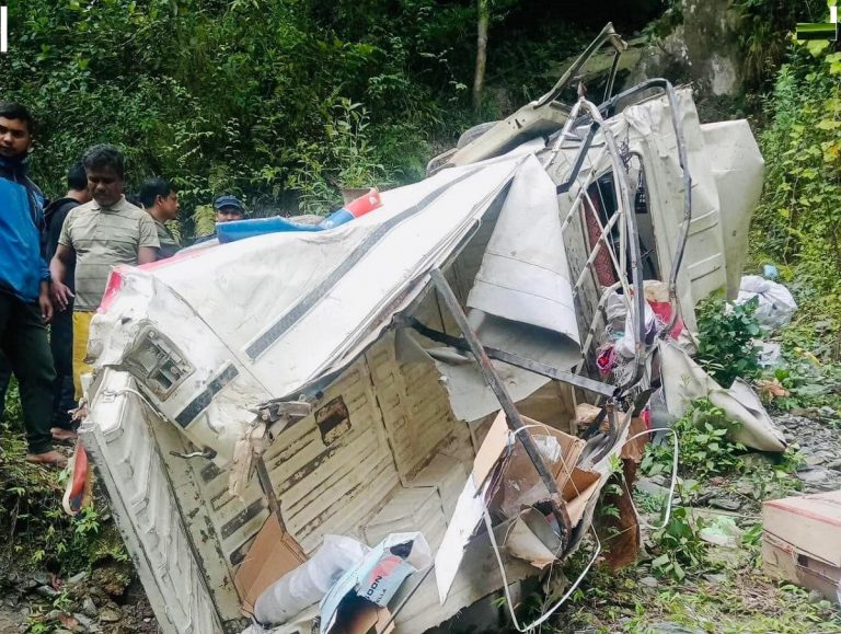 पाल्पामा जिप दुर्घटना, तीनको मृत्यु, दुई घाइते