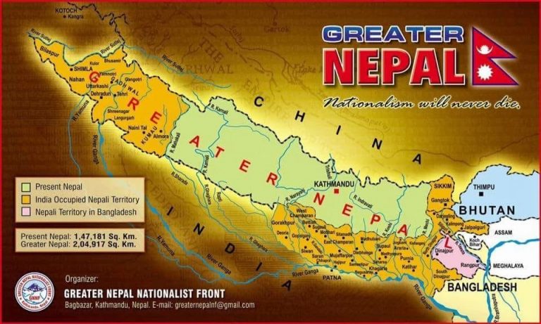 मेयर  बालेनले राखे कार्यकक्षमा ग्रेटर नेपालको नक्सा