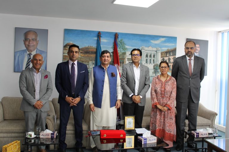 नेपाल उद्योग परिसंघ–पाकिस्तानी राजदूतबीच भेट, दुईदेशबीच डिजिटल भुक्तानीको व्यवस्था गर्न सुझाव