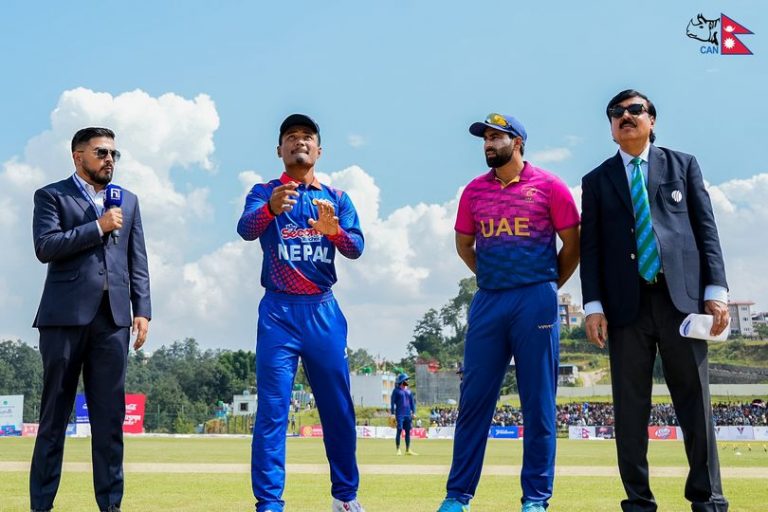 टी-२० त्रिकोणात्मक क्रिकेट सिरिजः नेपालले टस जितेर फिल्डिङ रोज्यो