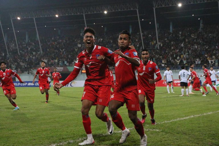 विश्वकप फुटबल छनोट: नेपाल र लाओसबीचको खेल बराबरीमा