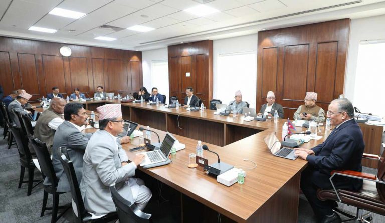 संसद्को चालु अधिवेशन अन्त्य गर्न सरकारको सिफारिस