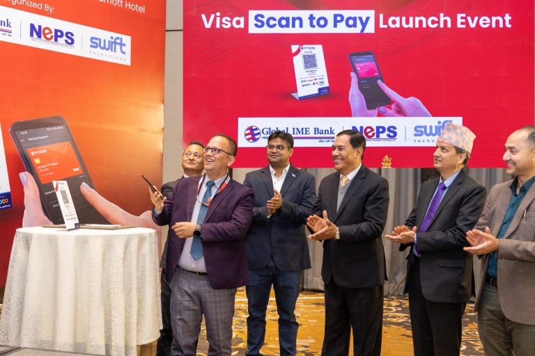 ग्लोबल आईएमई बैंकको ‘भिजा स्क्यान टु पे’ बाट कार्डको प्रयोग बिनै पेमेन्ट गर्न सकिने