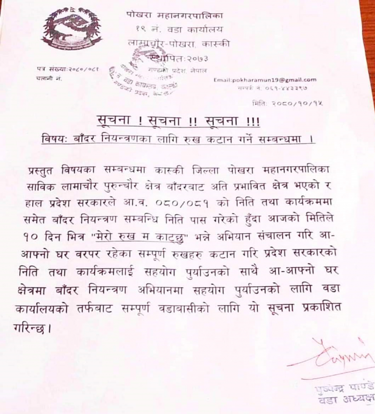 यसरी सामाजिक सञ्जालमा भाइरल बन्यो सूचना