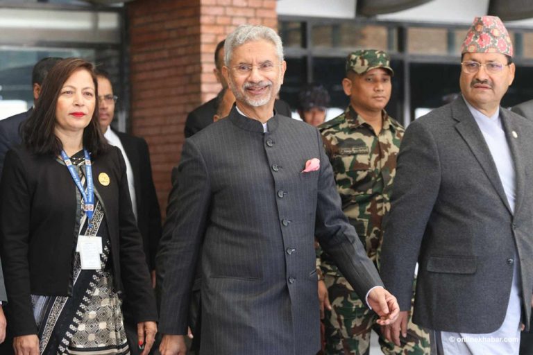 भारतका विदेशमन्त्री एस जयशंकर काठमाडौंमा