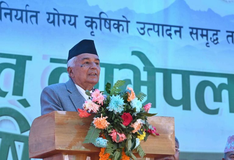 ‘गरिबी हटाउन कृषि क्षेत्रमा व्यापक नीतिगत सुधारको आवश्यकता’-  राष्ट्रपति पौडेल