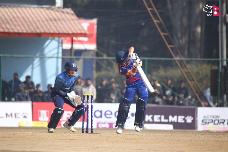 खराब ब्याटिङले घरेलु मैदानमा नेपालको अहिलेसम्मकै न्यून योगफल