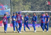 क्यानडाले दियो नेपाललाई २३३ रनको लक्ष्य