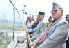 धरहराभन्दा अग्लो दमक बिजनेस भ्यू टावरमा केपी ‘बा’ (फोटोफिचर)