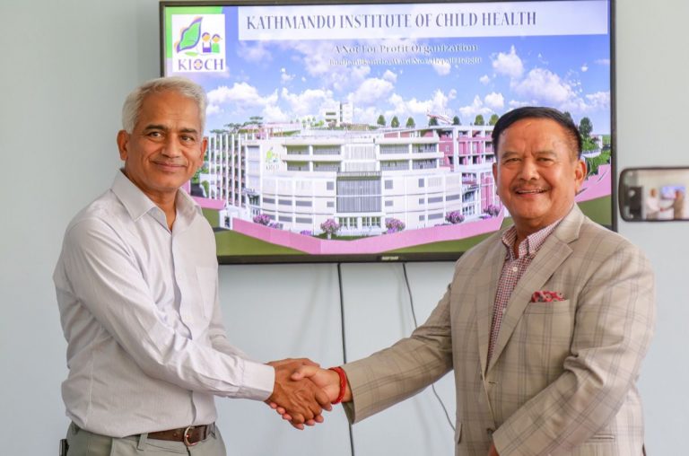 डा. भगवान कोइरालाको बाल अस्पतालका लागि भाटभटेनीले ४१ करोड सहयोग गर्ने