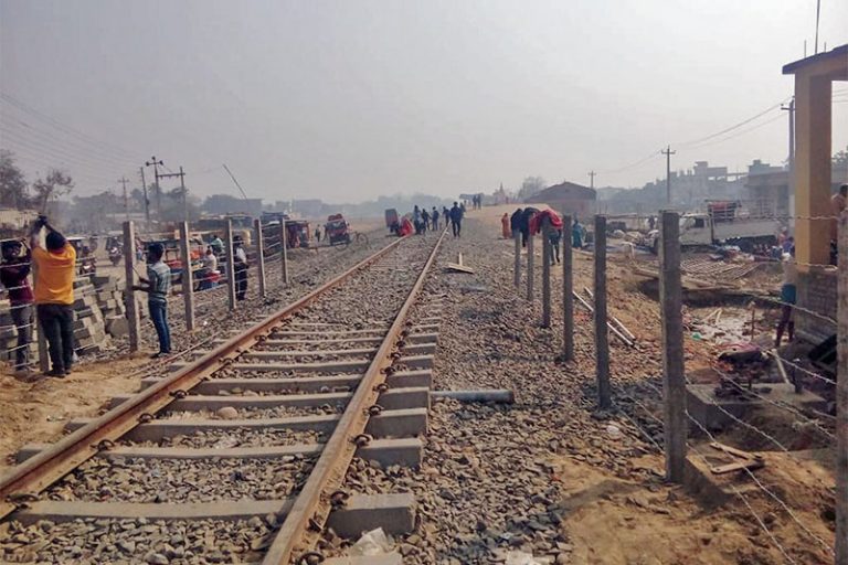 पूर्व-पश्चिम रेलमार्ग अन्तर्गत सर्लाहीमा ९० प्रतिशत काम सम्पन्न