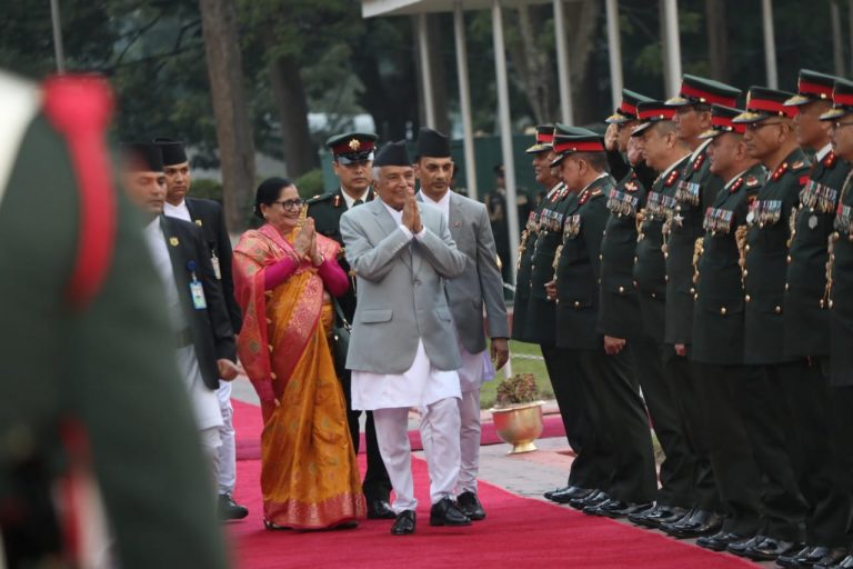 जेनेभा उडे राष्ट्रपति पौडेल